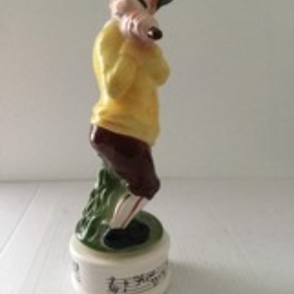 Rare Vintage Collectible Drunken Golfer Decanter & Music Box Plays HOW DRY I AM - Picture 2 of 6